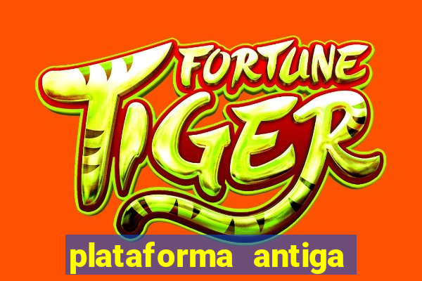 plataforma antiga de jogos